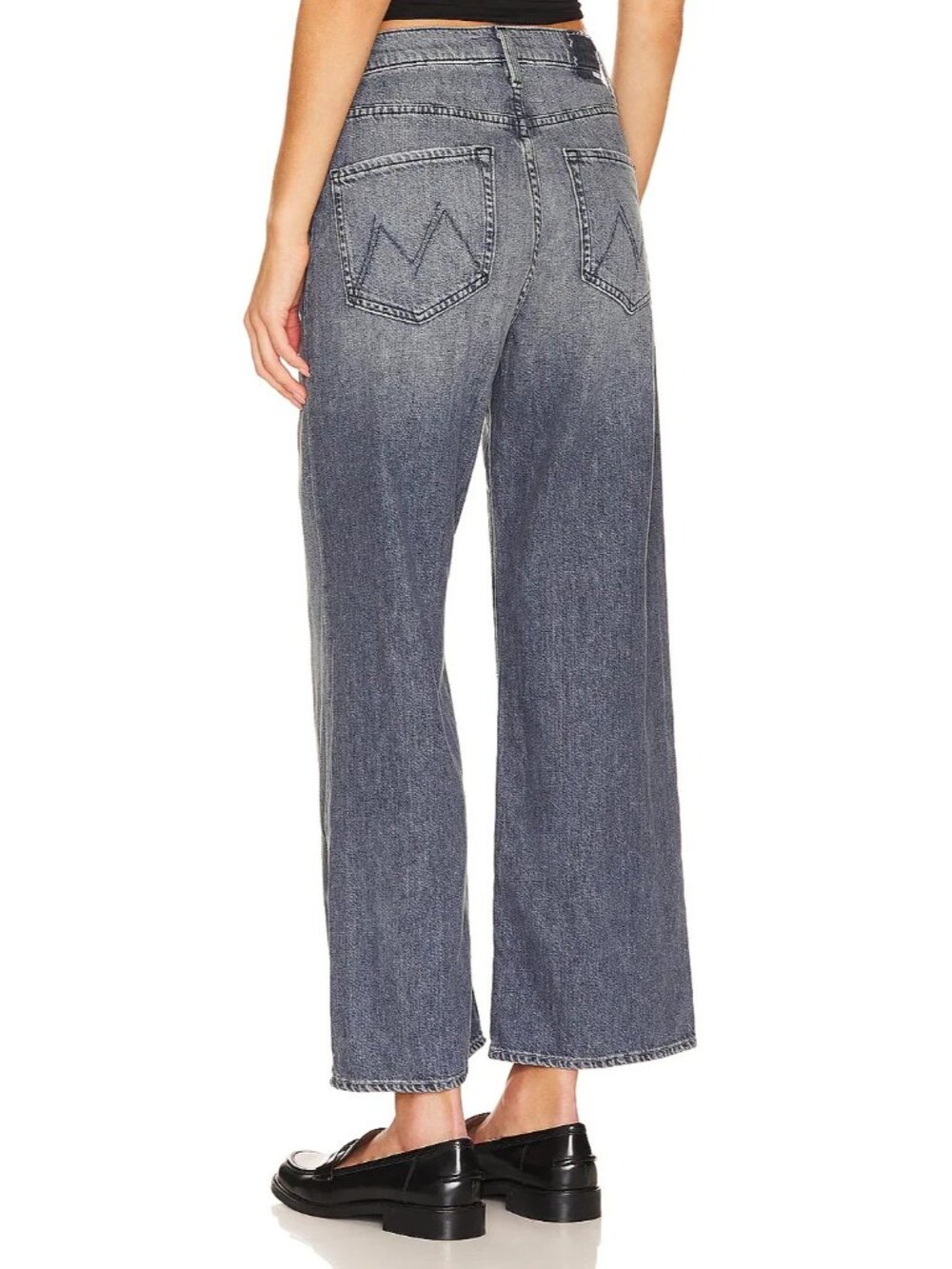 NWT Mother The Dodger Ankle in Off The Beaten Path Wide Leg Rigid Jeans 30 - Picture 3 of 14